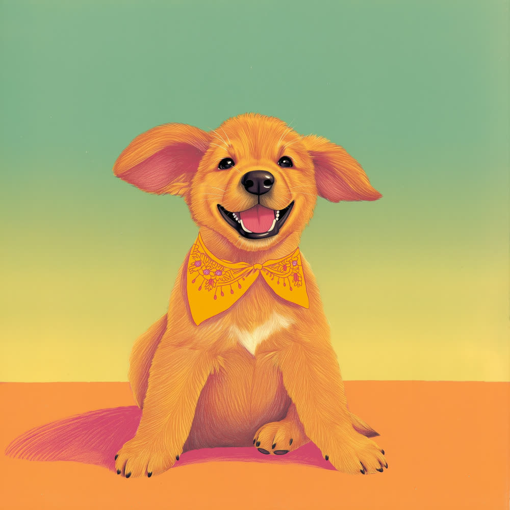 Comet, the golden retriever